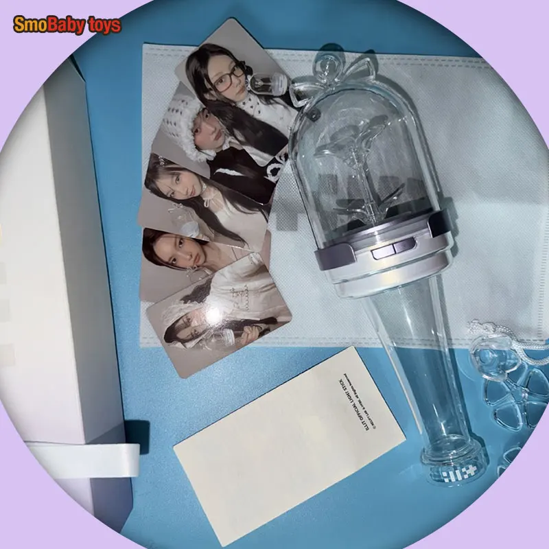 KPOP Lightstick Cute Magic Wand With 3types Of Flower Core Moka Wonhee Minju Hand Lamp With Five Small Card For Fans Gifts