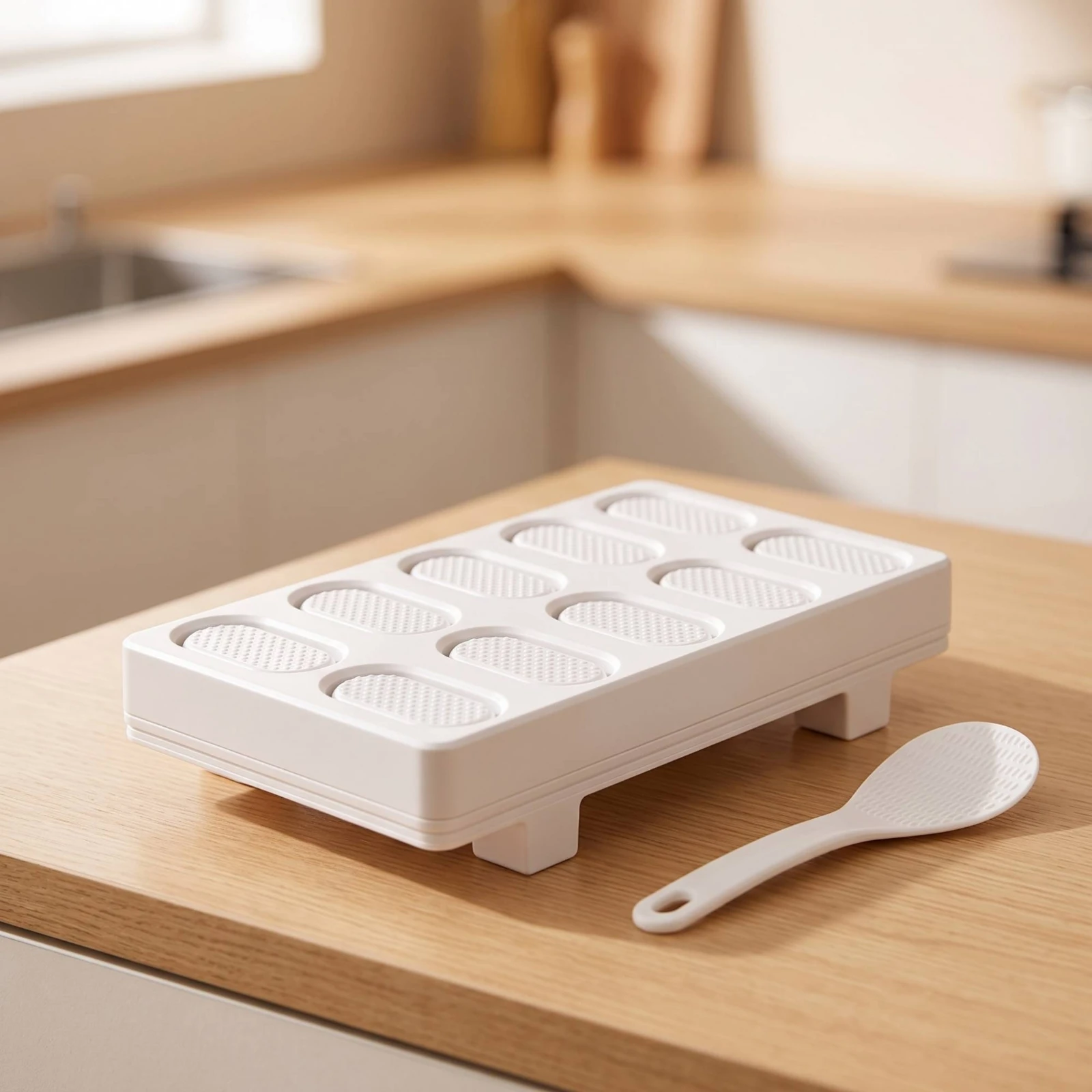 Sushimaker met lepel, 10-delig - Meal Prep Onigiri recensie en prijs