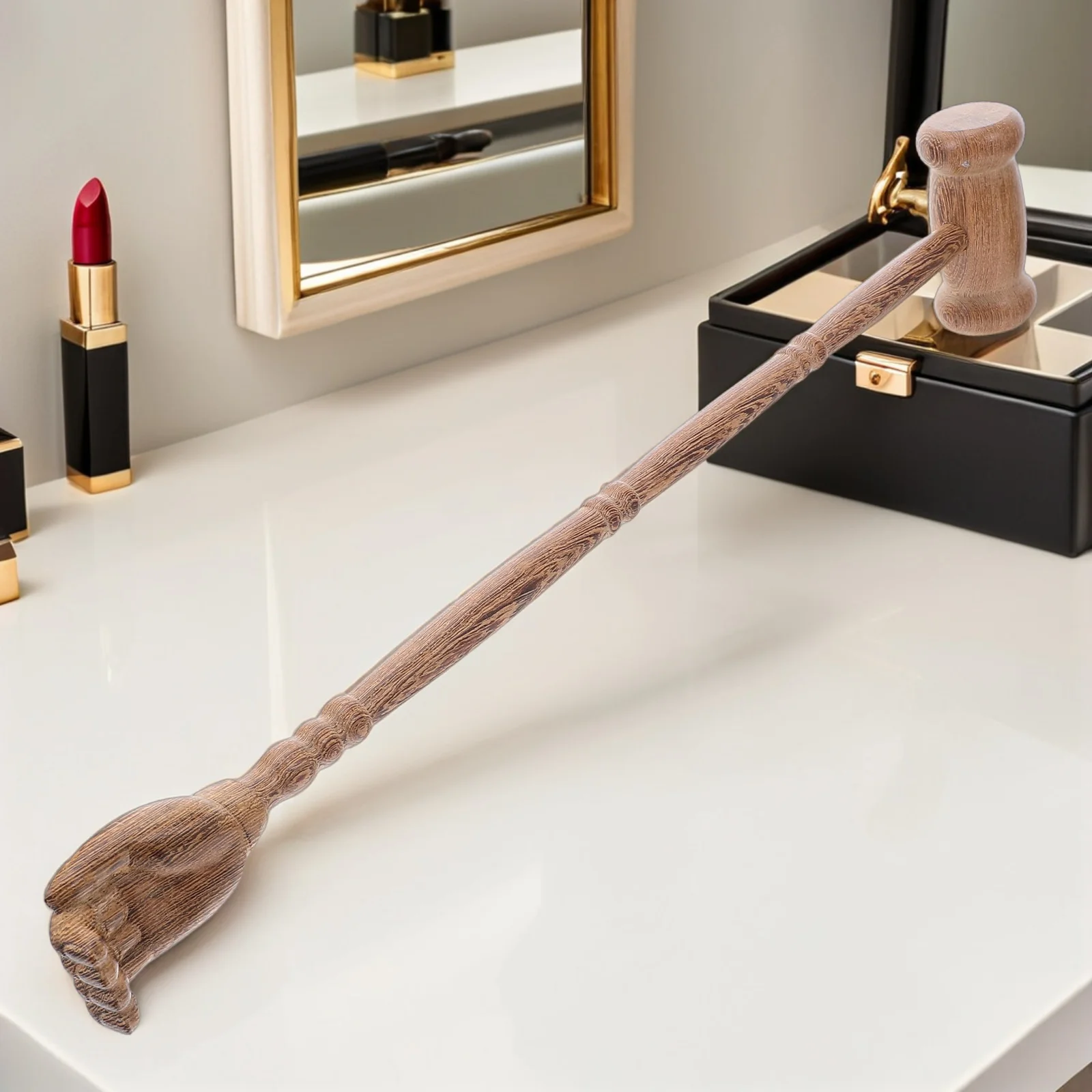 

Деревянный массажер для спины с куриными крыльями, эргономичный дизайн для зуда, царапин, точечного массажа, портативный деревянный массажный молоток, палочка