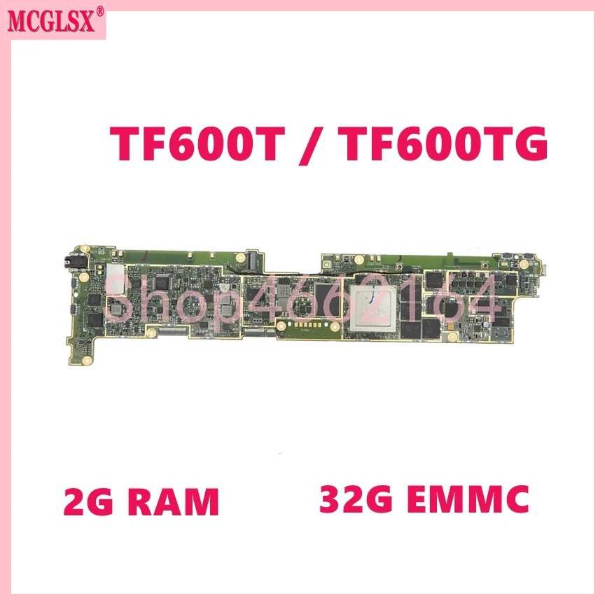 TF600T With T30 CPU 2G-RAM 32G-SSD Mainboard For Asus VivoTab RT TF600TL TF600TG  PC Motherboards 100% Tested OK