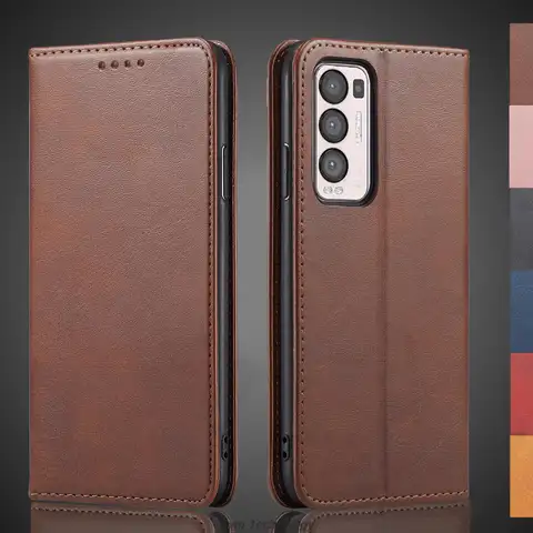 Magnetic attraction Leather Case for OPPO Find X3 Neo 6.55" Holster Flip Cover Case Wallet Phone Bags Capa Fundas Coque