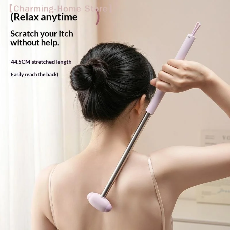 【M】Double-sided Retractable Back Scratcher Multi-functional Lets You Scratch Your Back Without Asking For Help Health Products