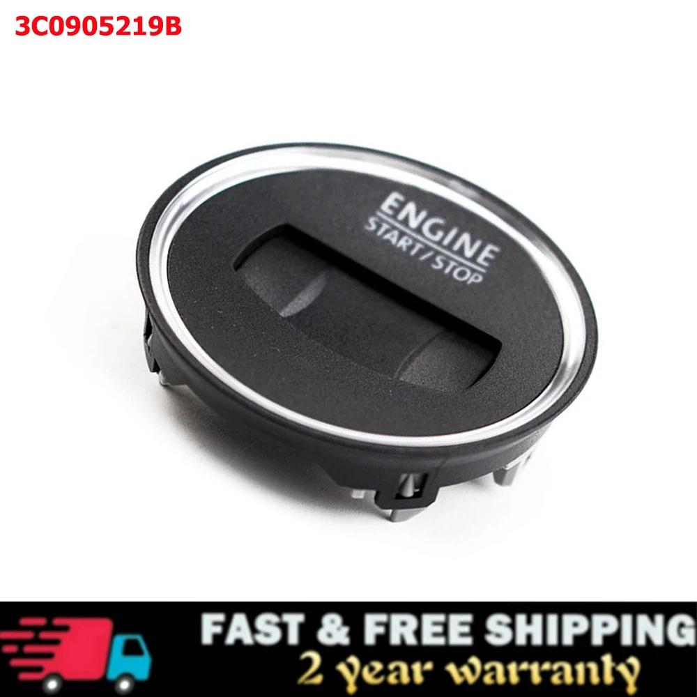 Engine Start Stop Switch Cap Ignition Start Switch Trim Cover For VW PASSAT 06-15 CC 12-16 PASSAT CC 09-12 3C0905219B 3AA905219A