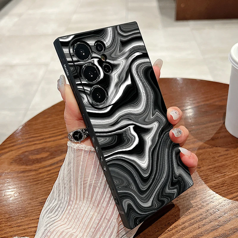 Bunte Marmorhülle für Samsung Galaxy S26 S25 S23 S24 Ultra A18 A57 A17 A55 A37 A56 A16 A25 A15 S25 FE Weiche Silikon-TPU-Hülle – Detail 11