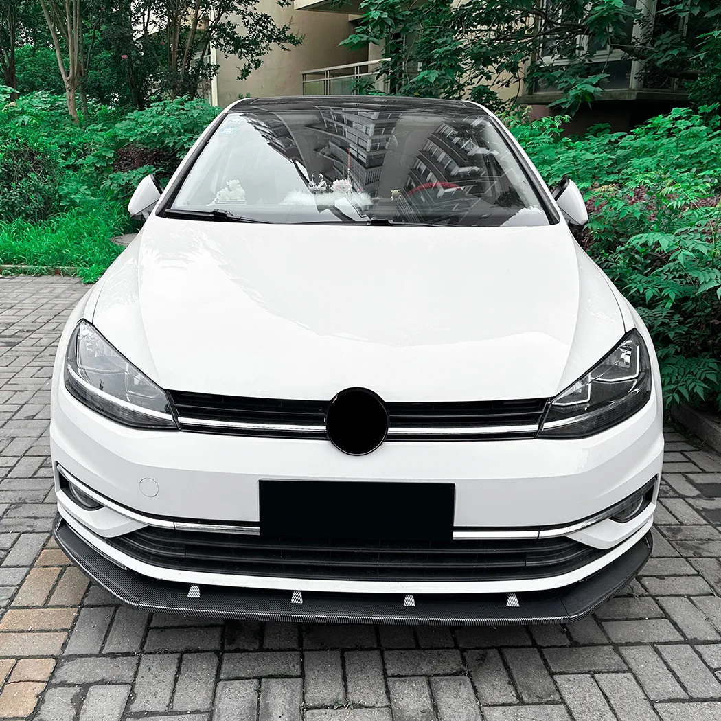 

For Volkswagen Golf 7.5 MK7.5 Standard 2017-2020 Front Bumper Lip Spoiler Wing Exterior Modification