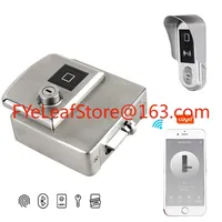 smart lock tuya  app BLE electronic digital fingerprint rim gate door lock selockey lock electronic IP65 waterproof