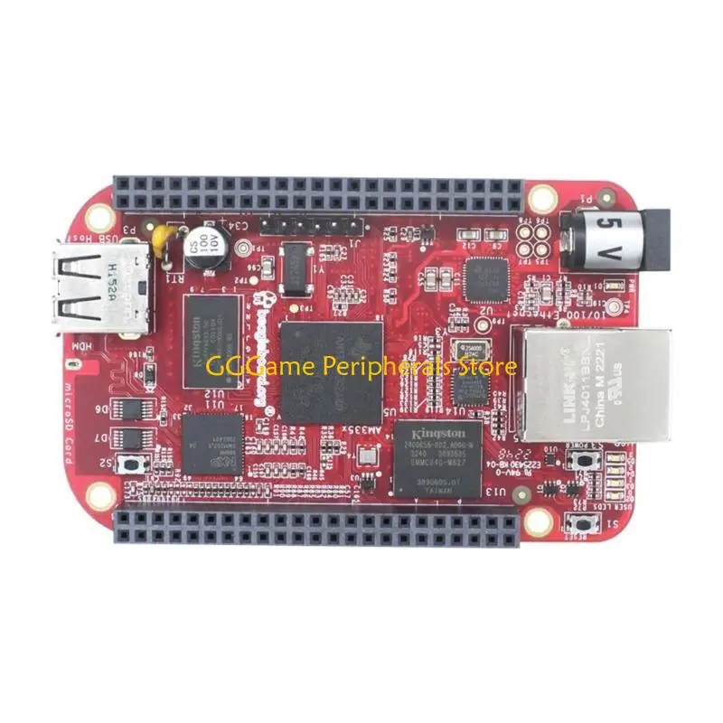 U55B สำหรับ Beaglebone 4G Embedded Development Board AM3358 บอร์ดหลัก BB-IND-4G สีแดง Board forDebian AndroidsUbuntu อุตสาหกรรม