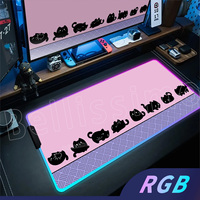 Balcony Entrance Living Room Bedroom Carpet RGB Purple Black Cat Fast Delivery Keyboard Pad Locking Extended Mouse Pad Yeston