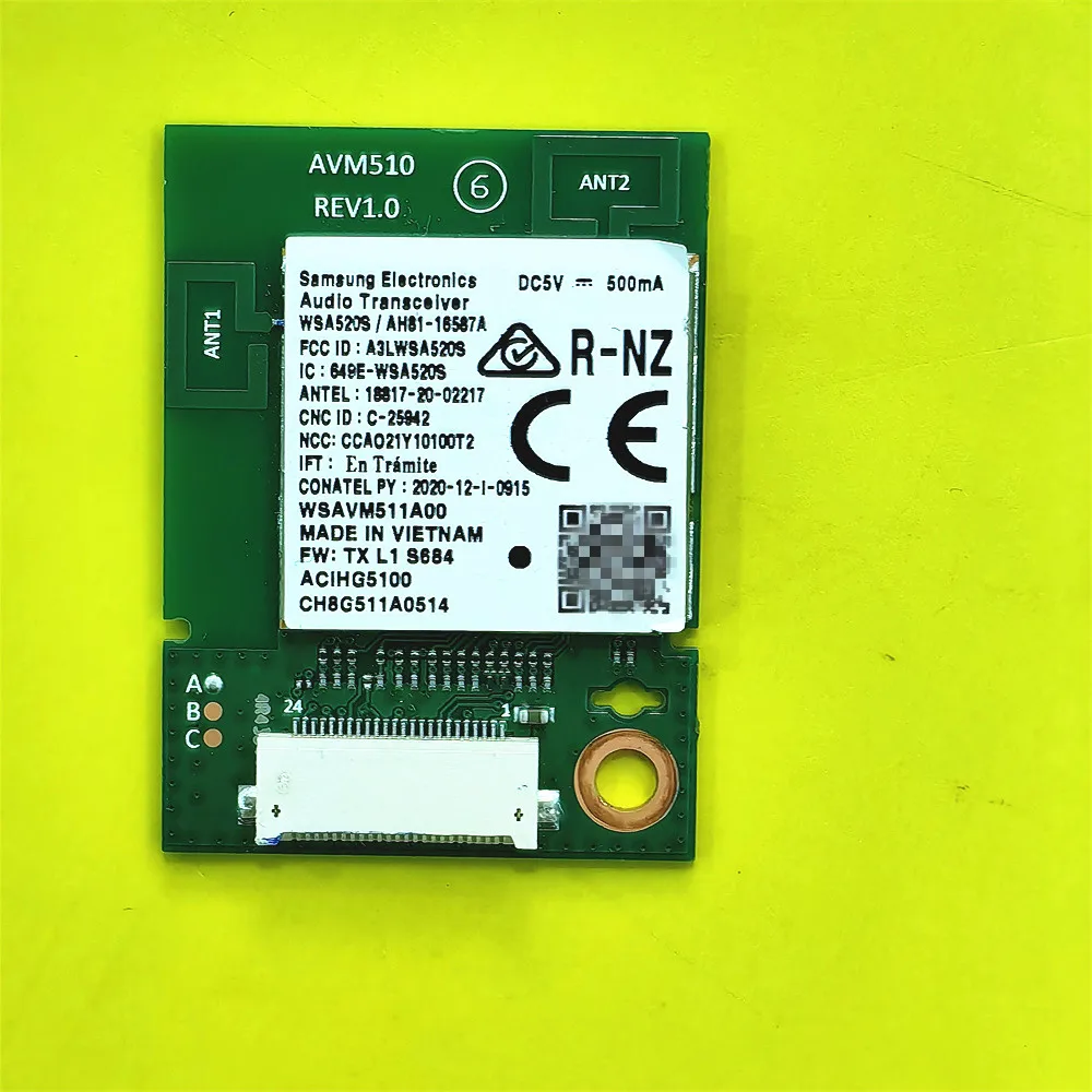 AH81-16587A wsa520s audio transceiver avm510 rev 1,0 649e-wsa520s wsavm511a00 5v 500ma für sound bar bluetooth lautsprecher modul