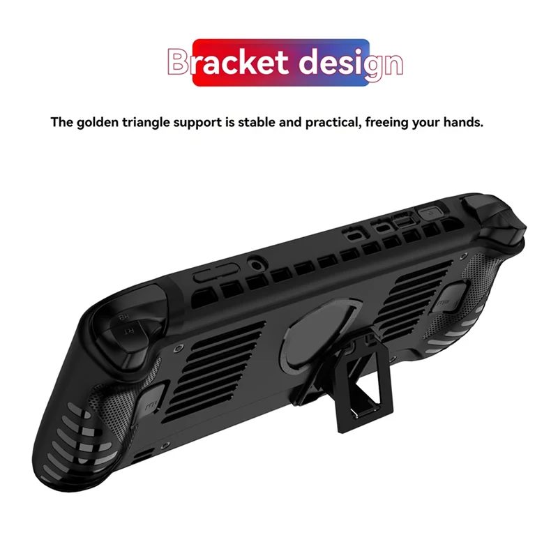 A97I-For MSI Claw 8 AI+ Handheld Game Console Protective Case Soft TPU Cover With Kickstand Anti-Scratch Features