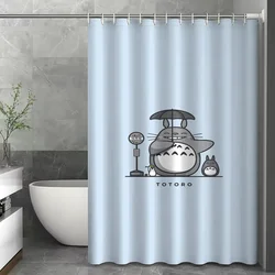 My Neighbor Totoro Shower Curtain for Bathroom Accessories Waterproof Fabric Bathroom Curtains for Houses Rooms Bath Bedrooms