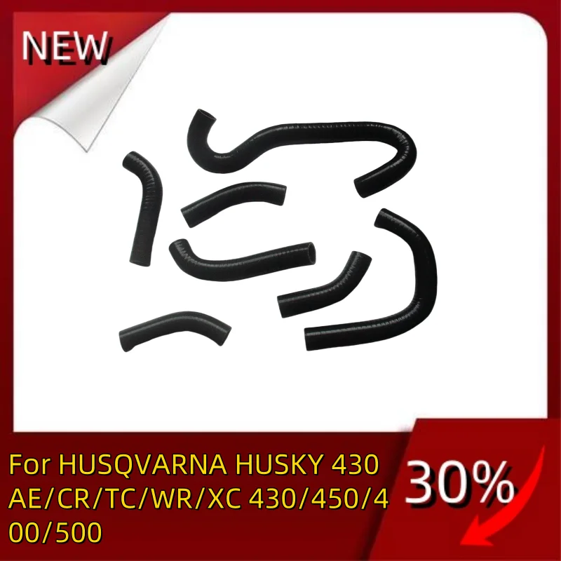 

new For HUSQVARNA HUSKY 430 AE/CR/TC/WR/XC 430/450/400/500 84-1988 Silicone Radiator Hose Pipe Tube Kit 1984 1985 1986 1987 1988