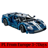 1466Pcs  1：12 Blue Race Car Building Block Assembly Model Set Vehicle Toy Adult Kid Birthday Gift Compatible With 42154