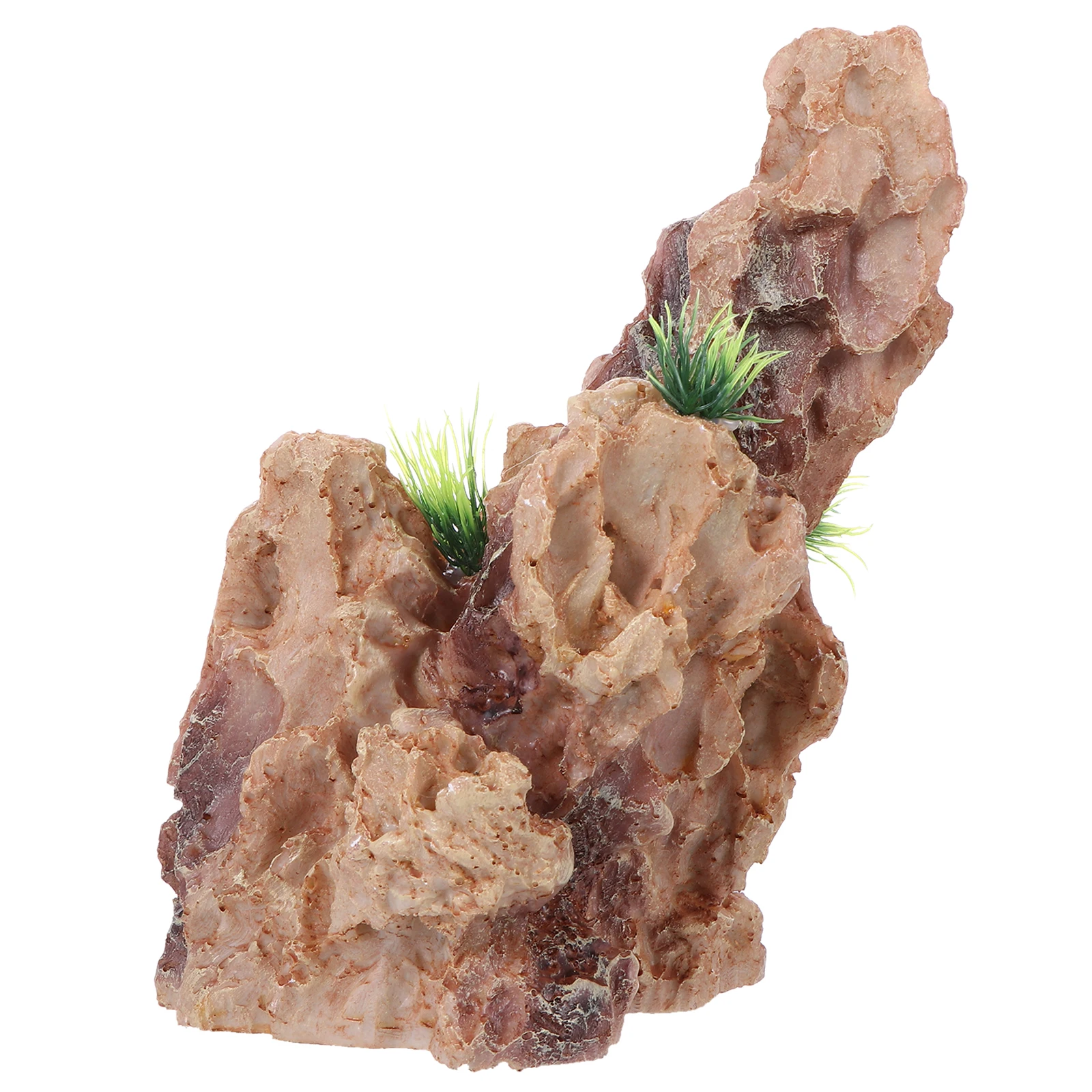 

Tank Imitation Mountain Resin Decoration Shelter Cave Landscape Craft Fish Tank Ornament Aquarium Landscape Ornament Resin