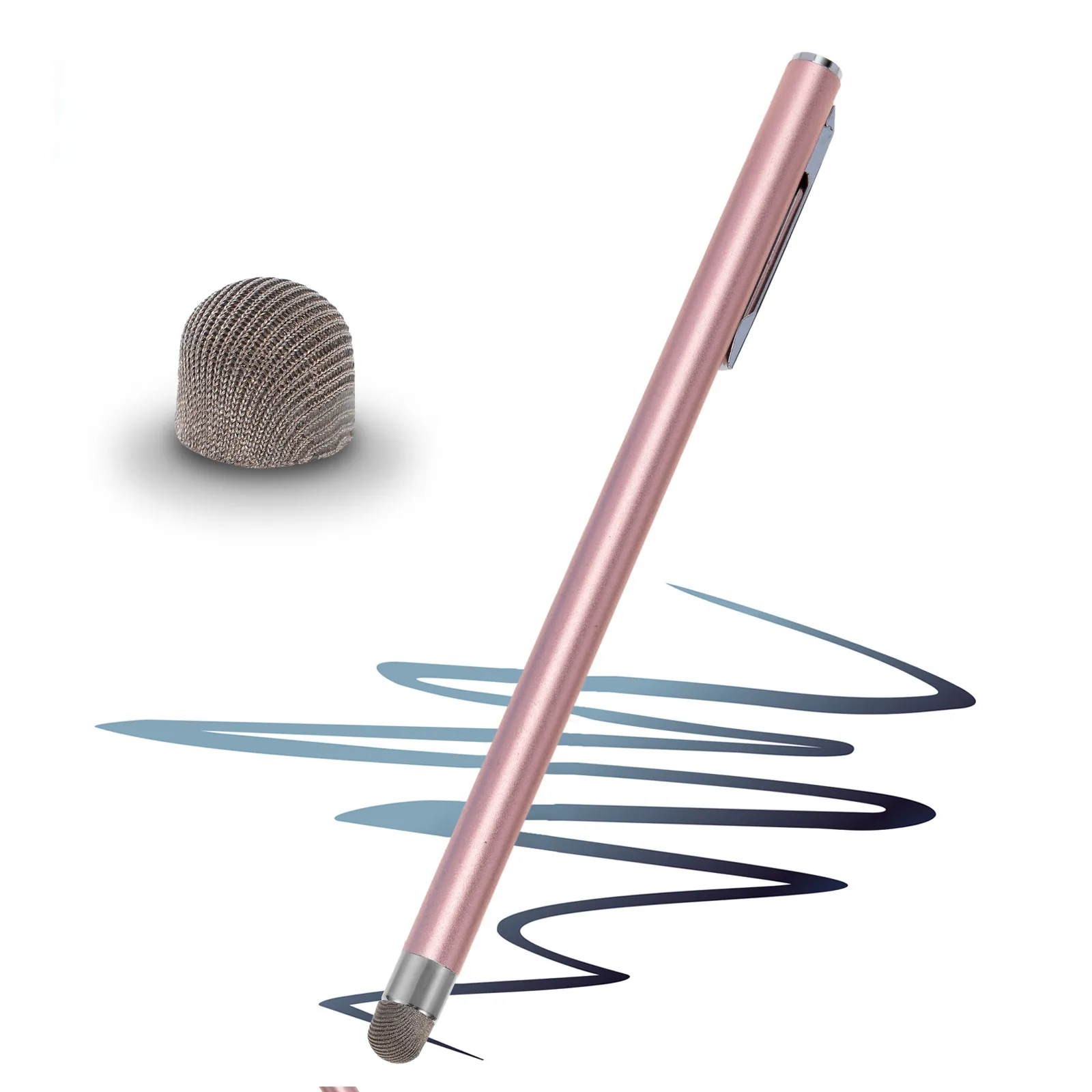 

10Pcs Touch Screen Stylus Tips 8Mm Conductive Fabric Nibs Replacement for Phones Tablets Drawing Writing Sketching Use