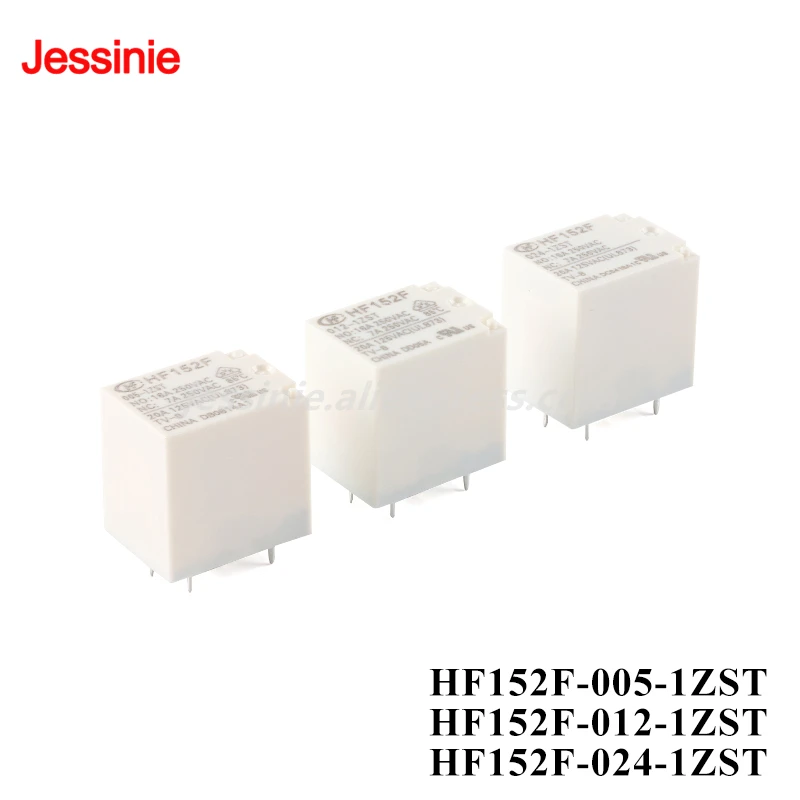 5pcs/1pc Ultra Small High Power Relay HF152F-005-1ZST HF152F-012-1ZST HF152F-024-1ZST 5Pin DC 5V 12V 24V