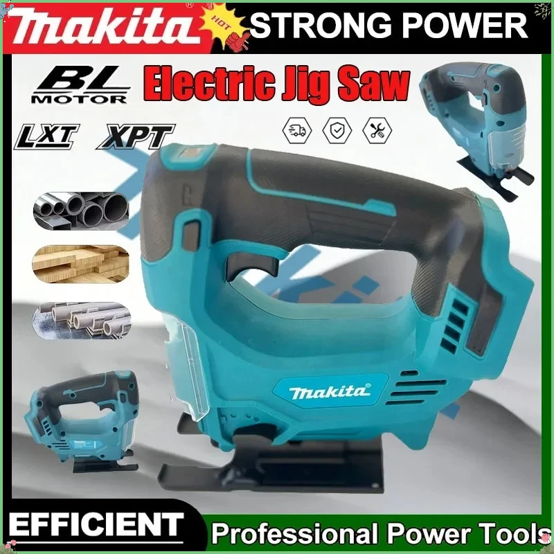 

Аккумуляторный электрический лобзик Makita, многофункциональный портативный инструмент для работы с деревом, совместимый с аккумулятором Makita 18В