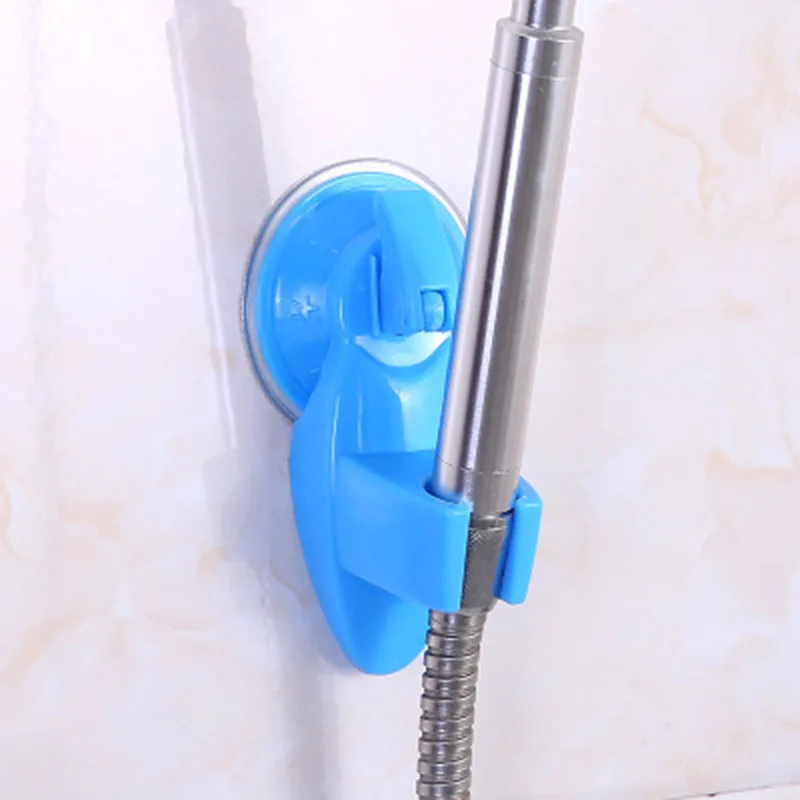 1pcs Bathroom Shower Head Holder Strong Attachable Movable Bracket Powerful Suction Shower Seat Chuck Holder Bath Accessories