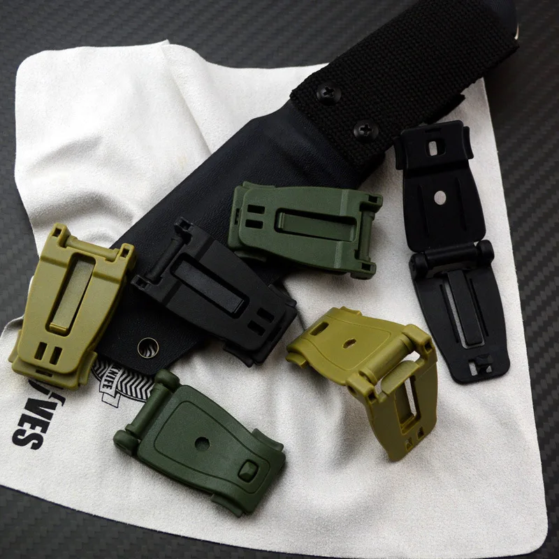 Swayboo Multifunctional Hanging Buckle MOLLE System Connection Accessories Hand Tool Parts for Fixed Blade Knife