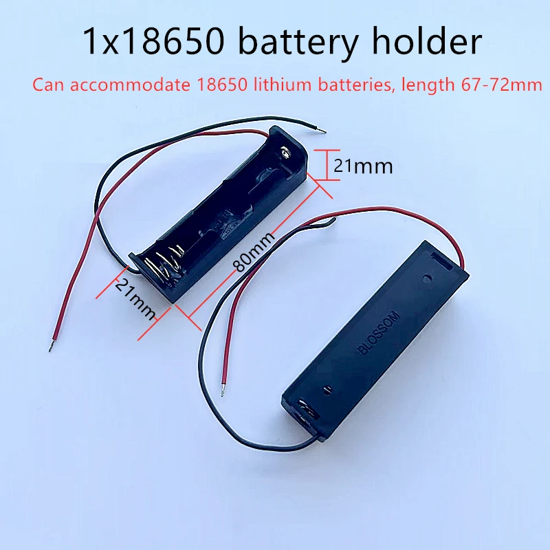 Extended Version 18650 Battery Box Battery Holder Series And Parallel Connection With Cable For Installation Of Protective Plate