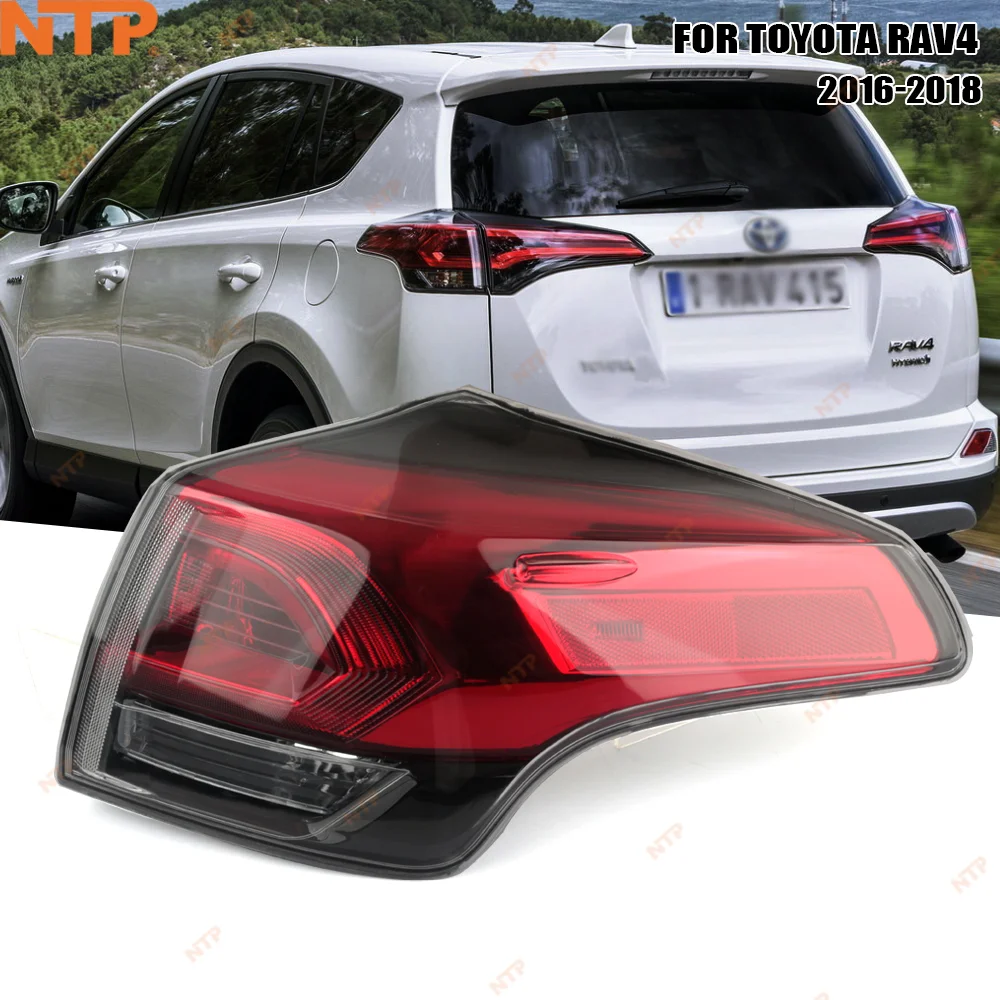 Car Tail Light For Toyota RAV4 2016-2018 Rear Taillight Warning Light Reversing Light Car Accessories 81550-0R061 81561-42211
