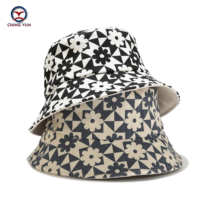 

spring and summercute little flower pattern fisherman hat Folding sunbonnet men and women Face - Show smaller all-match sun hat