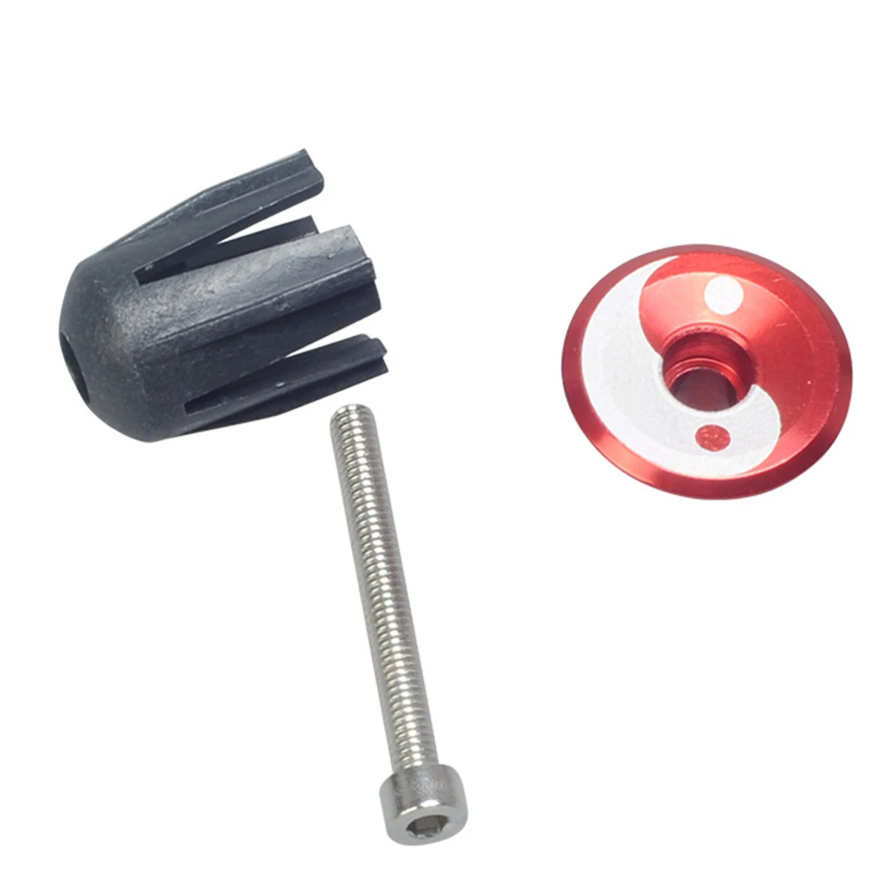 

Bicycle Handlebar End Plug 3 Pairs Red Easy Install 18 23 5mm Caliber Mountain Road Folding Bikes Accessories Handle Plug Grip