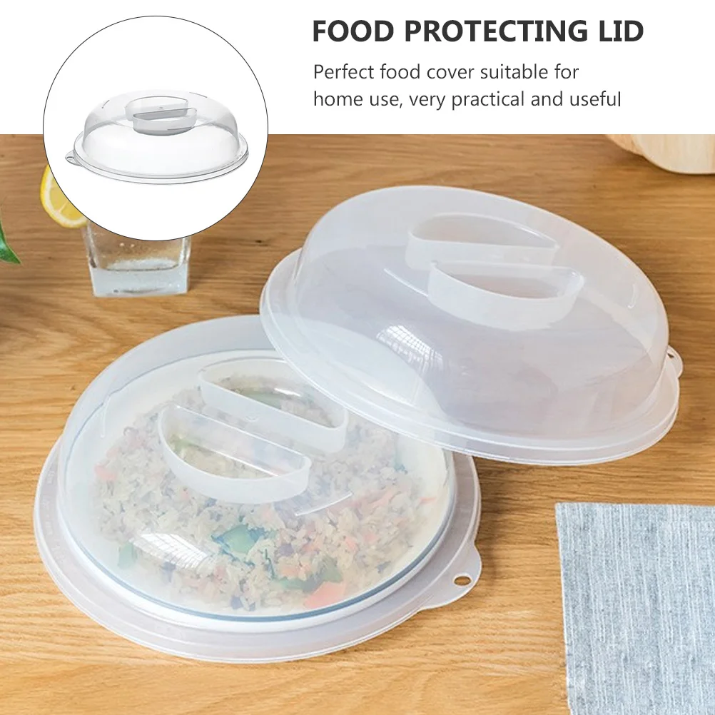 

Microwave Dome Cover 22Φ*57cm Clear Plastic Food Covers Plates Cake Pan Transparent PP Food Protecting Lid Kitchen Bar Supplies