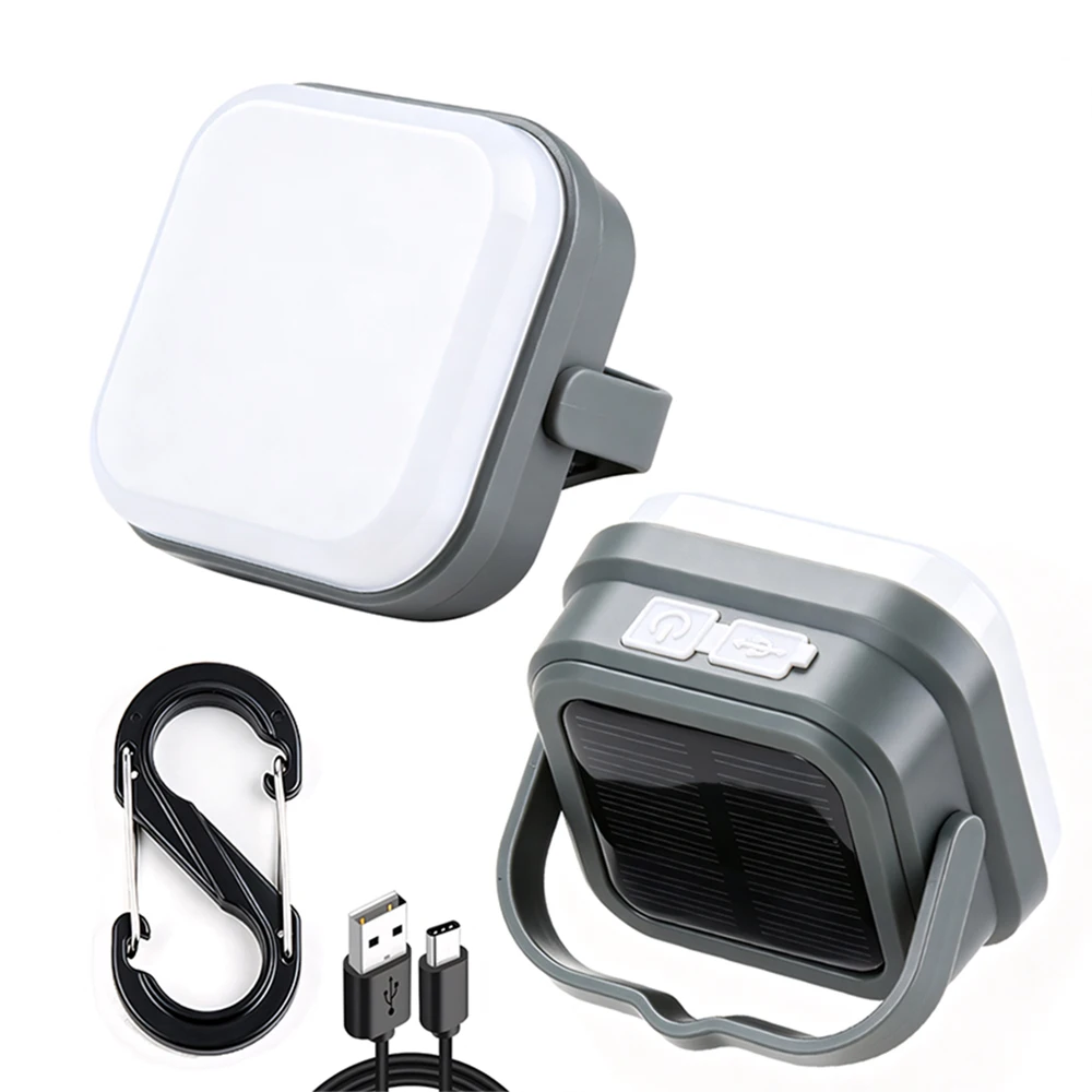 Amanfire KT-790mini Solar Camp Light Portable Multi-Functional Tent Light Type-C With Mountain Buckle IPX4 Outdoor Hiking Light