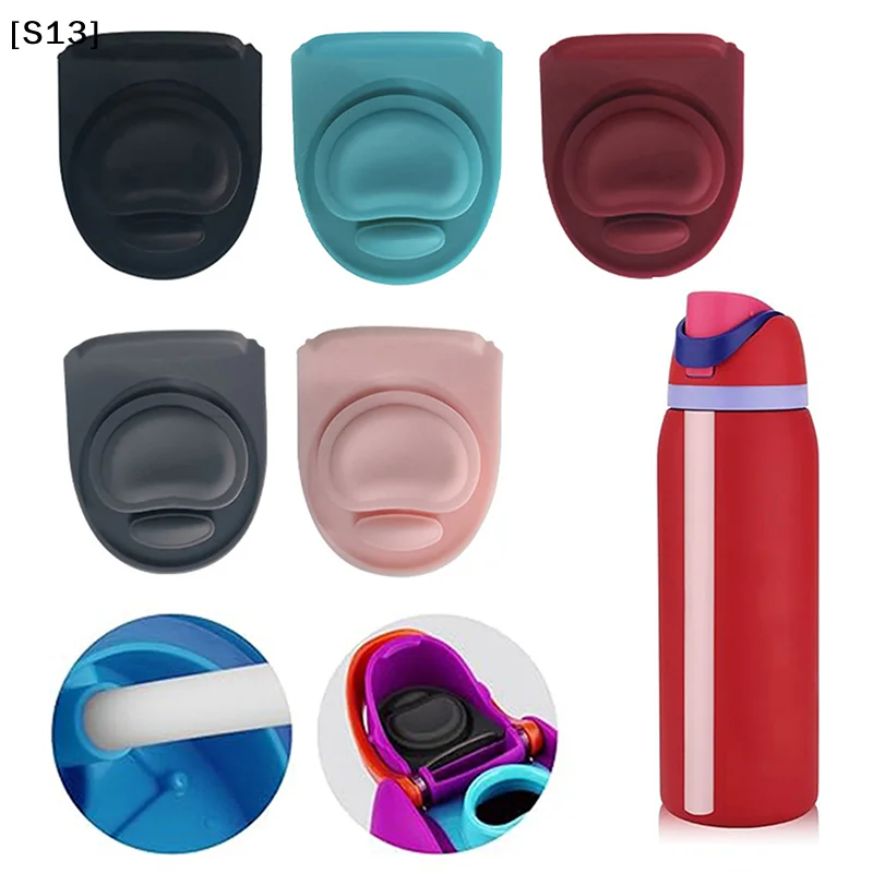 

5 Pcs Replacement Stopper For Free Sip Silicone Anti-Spill Lid Stopper Water Bottle Top Lid Compatible With FreeSip[Q]Q@