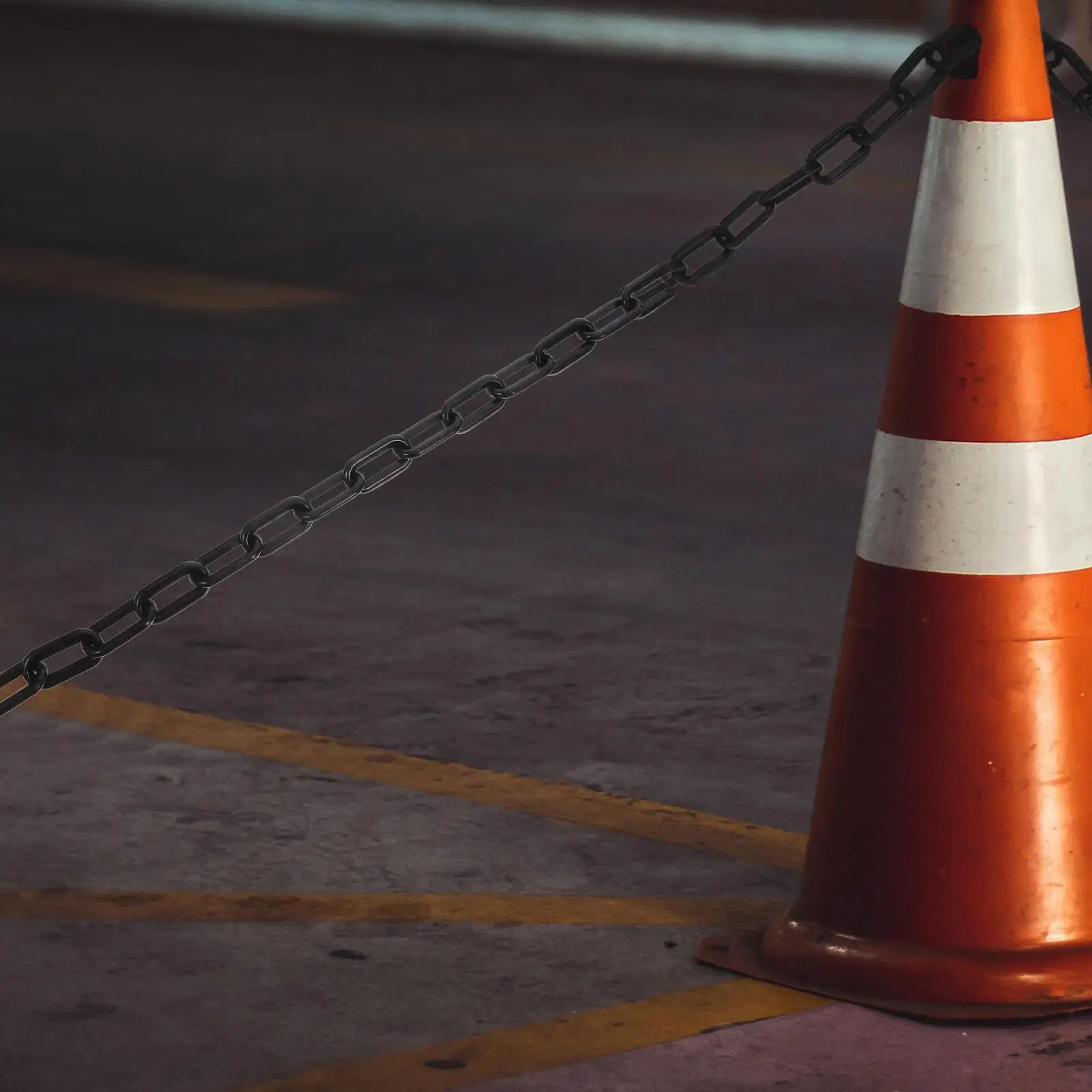 Safety Plastic Chain Links Crowd Warning Fence Plastic Barrier Chain Traffic Barrier Links