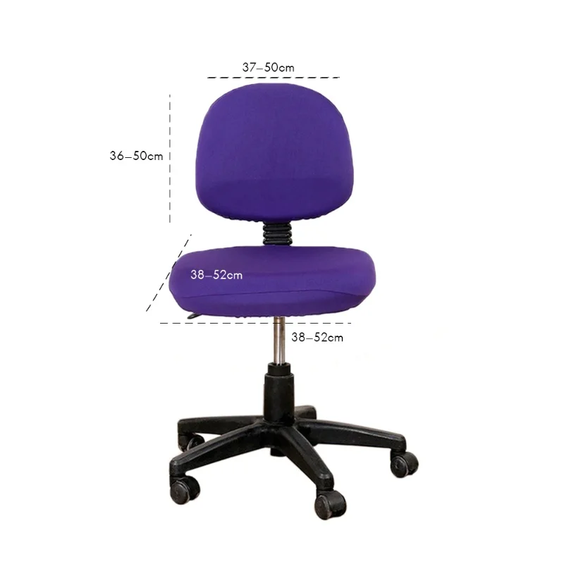 2 Pcs Universal Computer Office Chair Backrest Cover Protective Stretchable Rotating Drafting Chair Slipcover