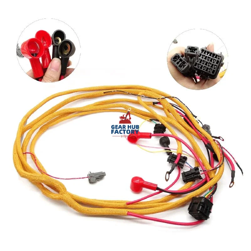 Excavator Diagnostic Cable Engine C6.4 Comprehensive Test Wiring Harness E320C E320D