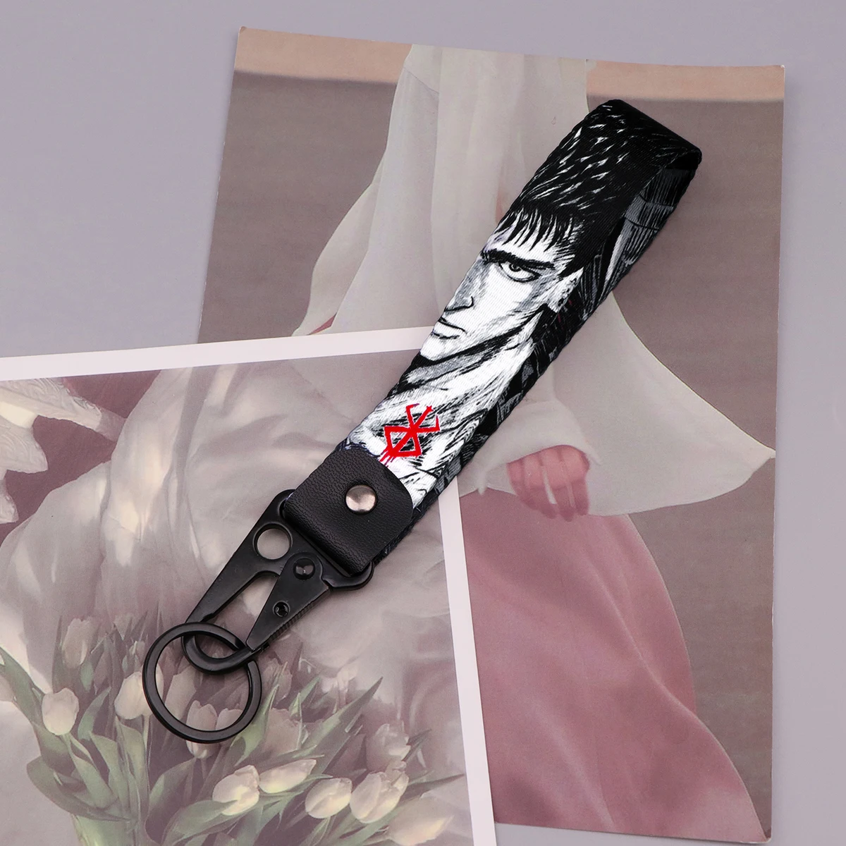 Good Luck Koi Fish Eagle Beak Keychain Lanyard