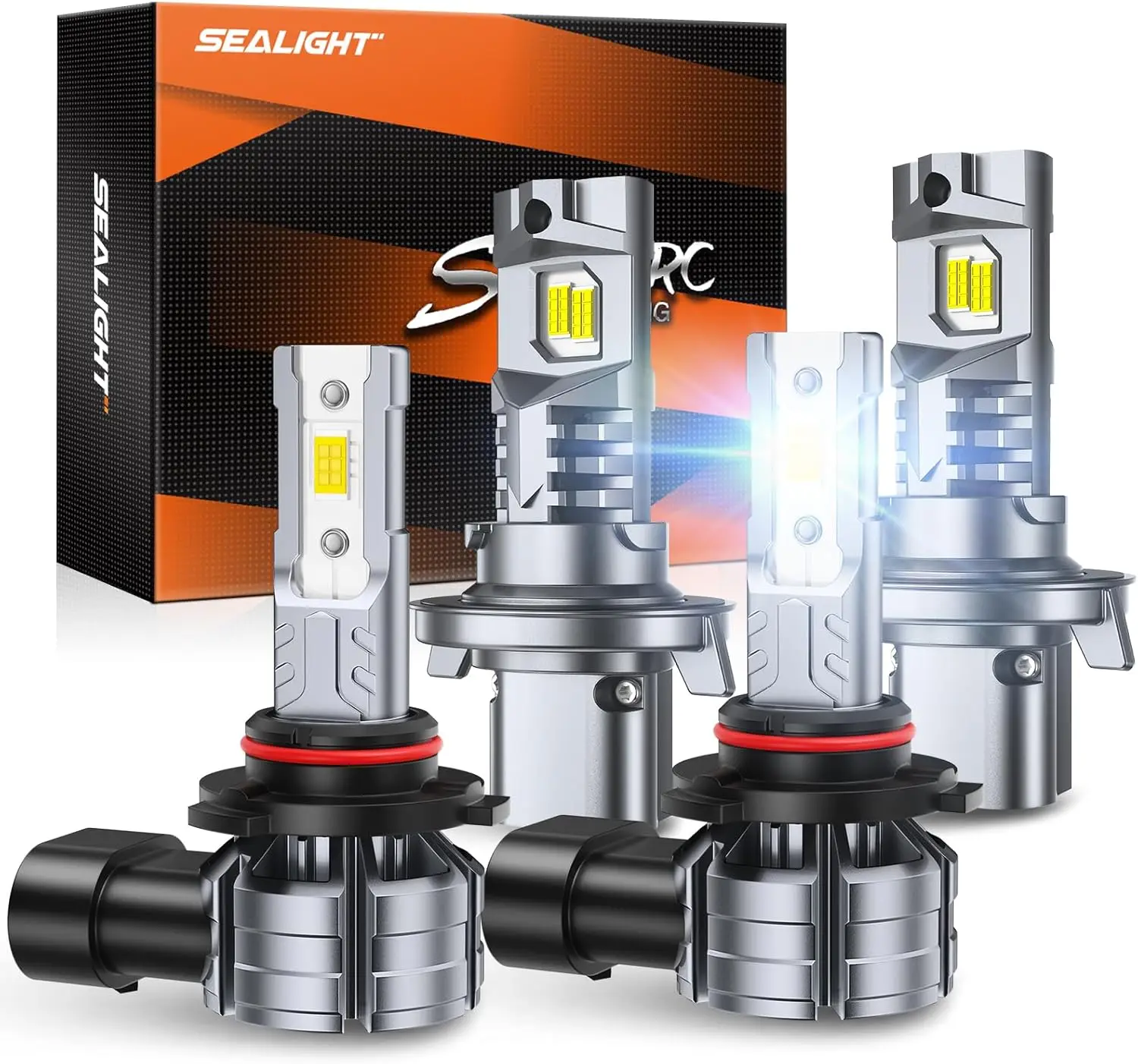 

H13 H10 LED Fog Light Bulbs for Ford F150, F250, Dodge Dakota - 62,000LM, Pack of 4