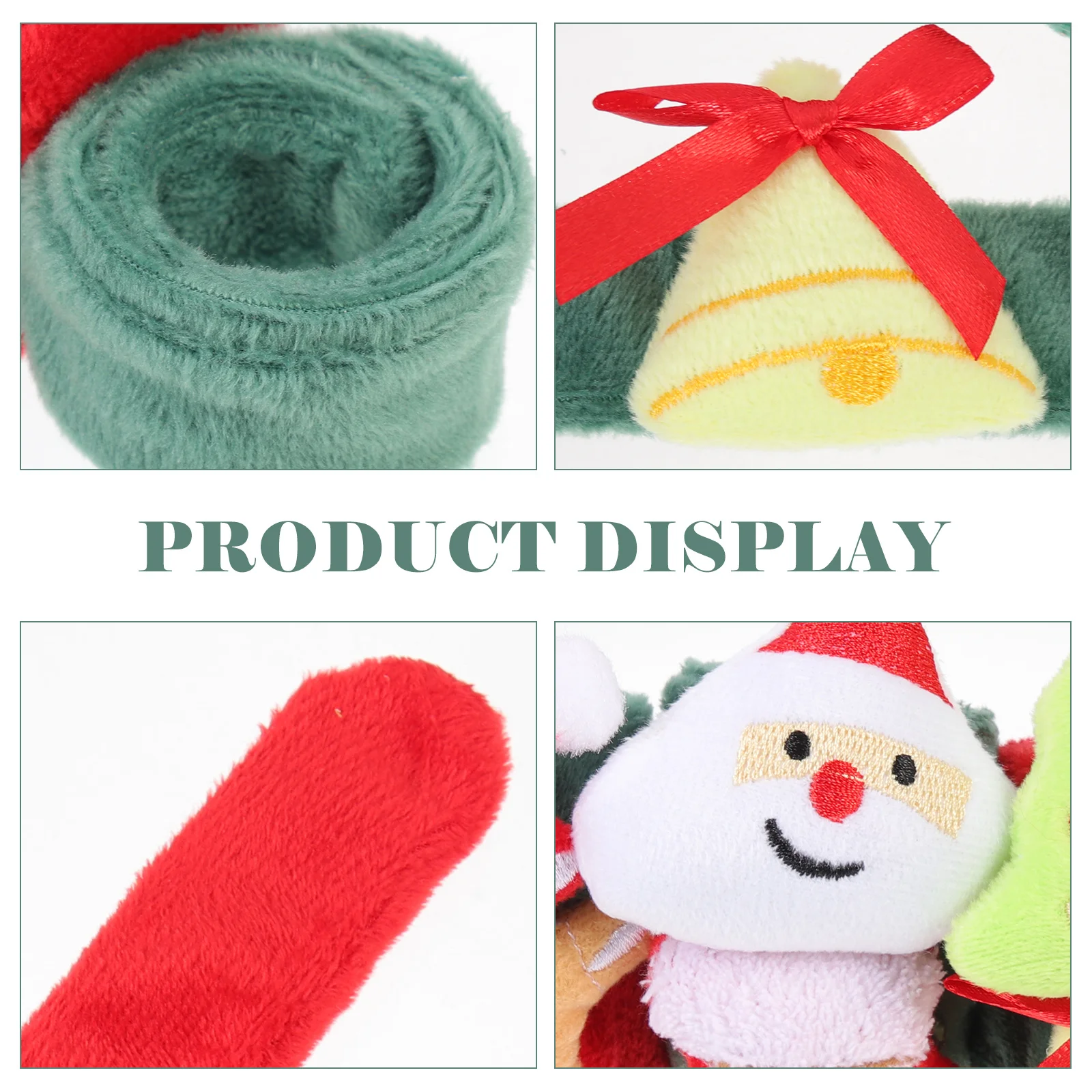 8 szt. Opasek na rękę typu slap, wysokiej jakości, bezpieczny materiał, miękkie, wygodne dla skóry wrażliwej, lekkie, przenośne, kompaktowe, idealne na Boże Narodzenie.