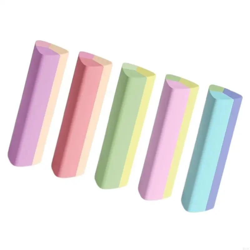 W89c 5 PCs/Set Bleistiftgummi Cartoon Dreiecke Eraser Ästhetische Radiergummis Belohnung Geschenk