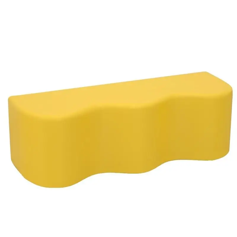 

Long sofa stool, shoe change kindergarten playground children's soft bag fence, waiting area chair change shoes