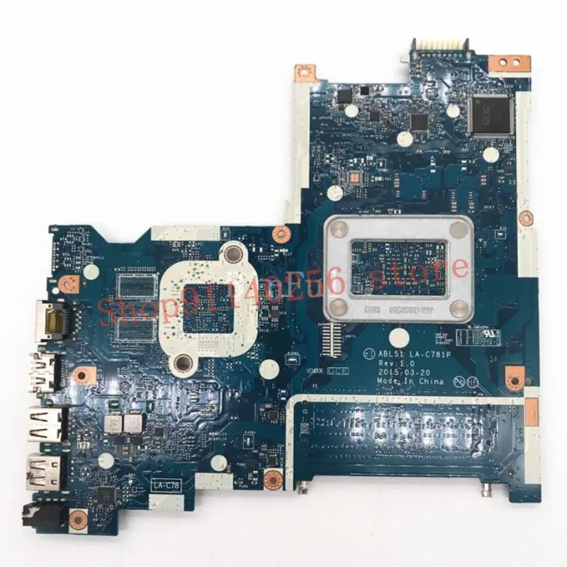 813967 -501 813967 -601 813967 -001 para la placa base del ordenador portátil HP 15-AF ABL51 LA-C781P con CPU de A6-6310 100% completamente probado funcionando bien