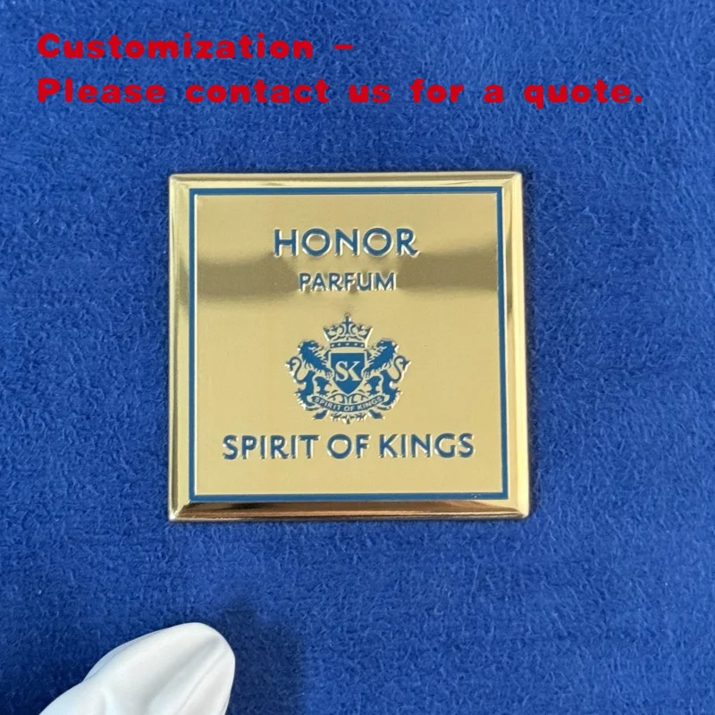 

custom.Custom Adhesive Sticker Copper Metal Perfume Bottle Label Custom Excellent Adhesion Aluminum Embossed Perfume Labels