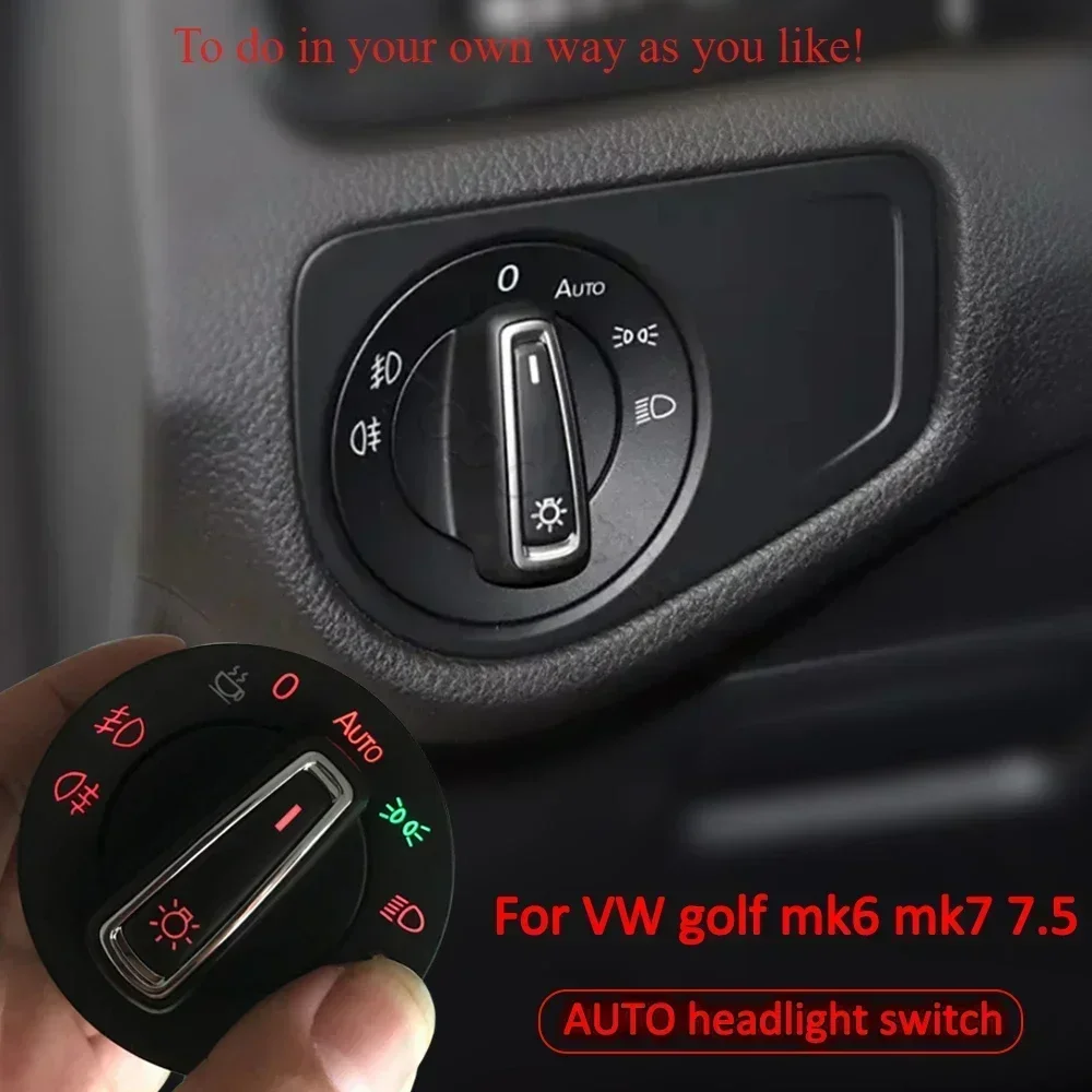 

AUTO headlight sensor switch button control module coming leaving home for Octavia 5 2007 2014 Yeti Rapid Scala 2018 interior