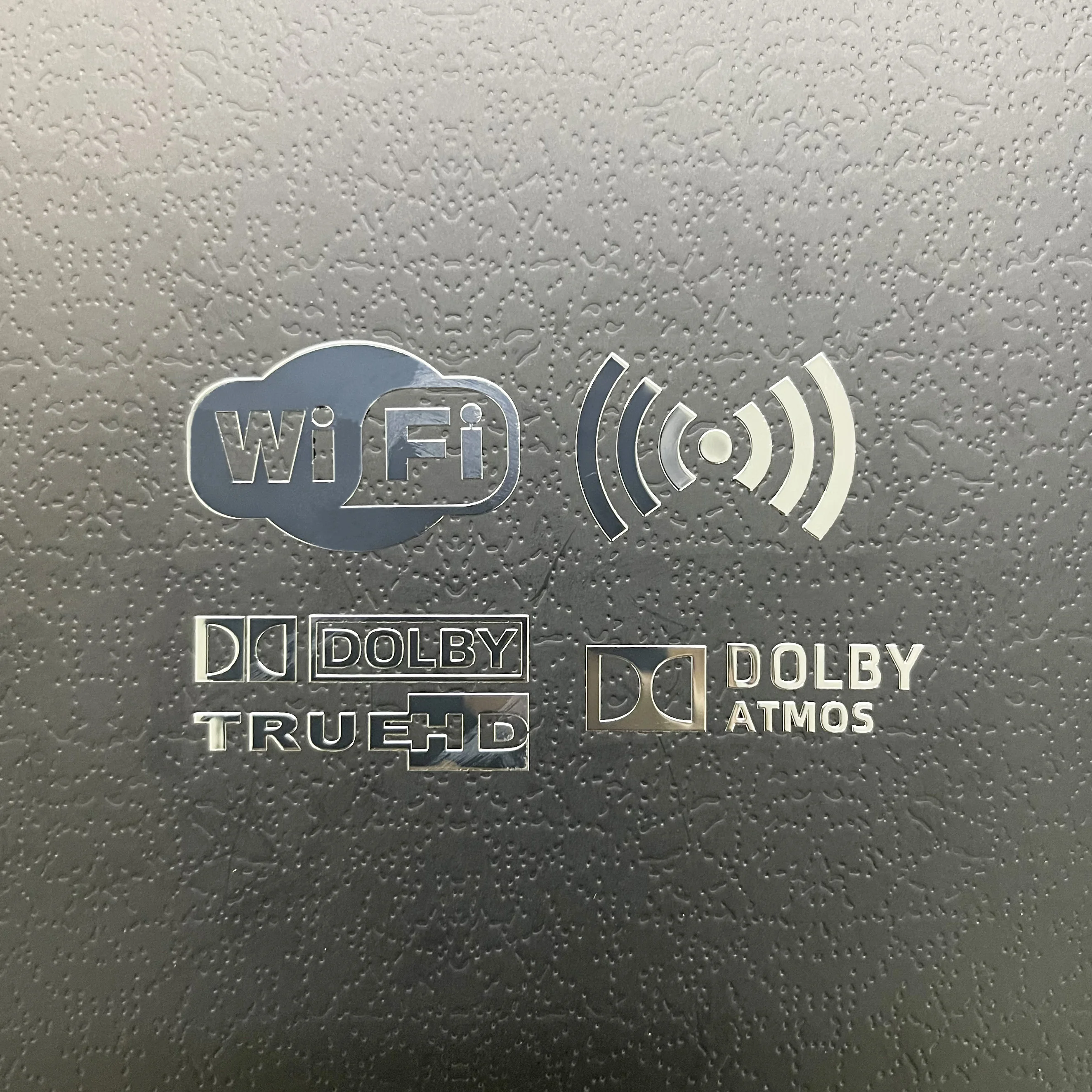 Dolby Bluetooth WiFi6 THX DTS TrueHD Surround Speaker Certification sticker Mobile phone computer metal sticker