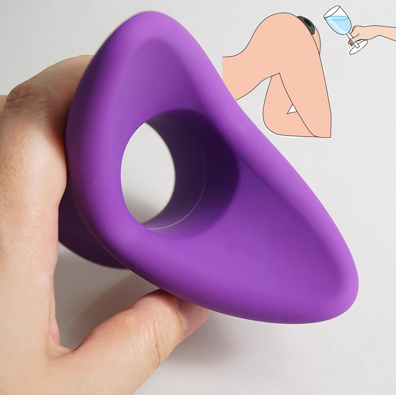 Anal Tunnel Plug Stretcher,Anus Ass Wide Open,Hollow in the Middle Analplug Buttplug Butplug,Silicone But Butt Plugs,Sex Toys