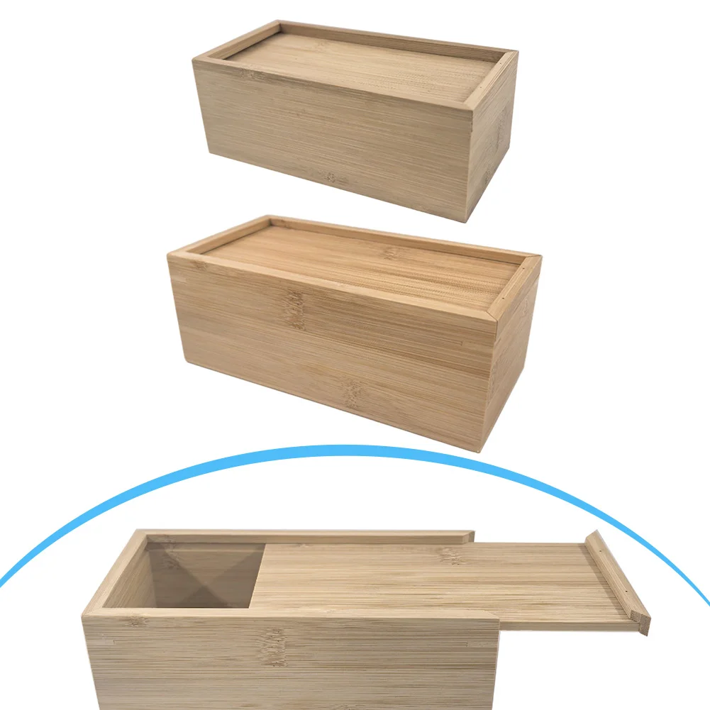 Wooden Storage Box Pull-out Box Storage Box With Cover Sliding Box Cosmetics Sundries Storage Box Wood Jewelry Organizer Case