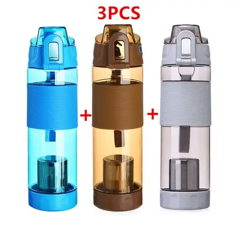 Tazza di acqua alcalina Tomaline (aumenta il PH al bottiglia di energia da 7,2 a 9,5, bottiglia di acqua alcalina da 650 ml, bottiglia sportiva 3 pezzi