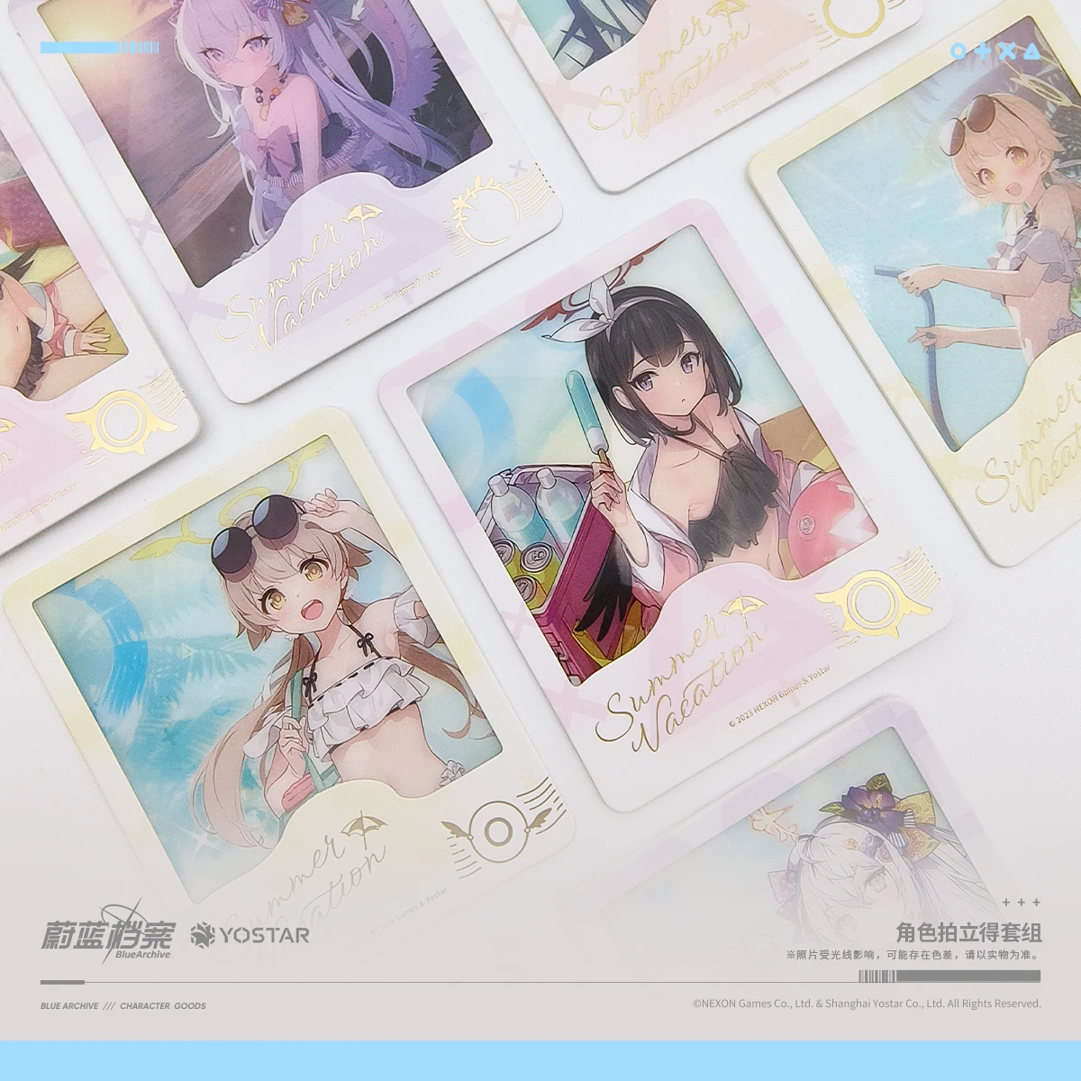 Anime Game Blue Archive ajitani hifumi Shirasu Azusa Swimwear series Role Polaroid Cosplay Collection Fans Gift