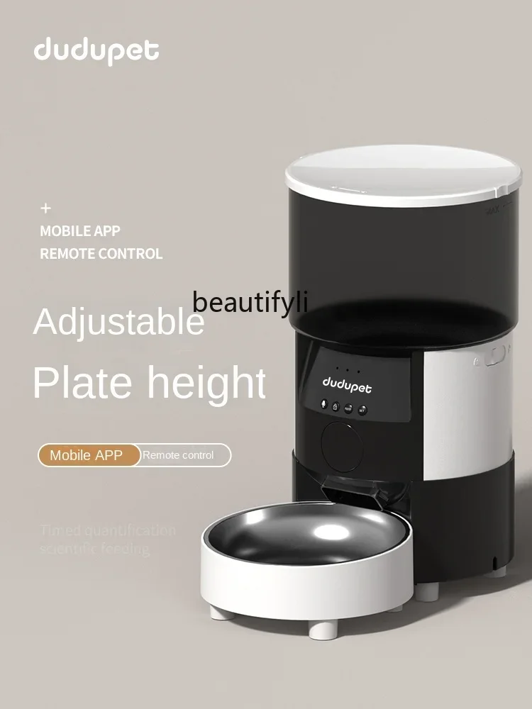 

cn8350 LHY zqIntelligence Automatic Pet Feeder Cat and Dog Self-Service Feeding Machine Timing Quantitative Feeding Device Cat a