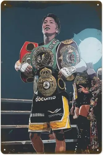 Naoya Inoue Metal Tin Sign Poster Painting Sign Funny Wall Art Decor Plaque