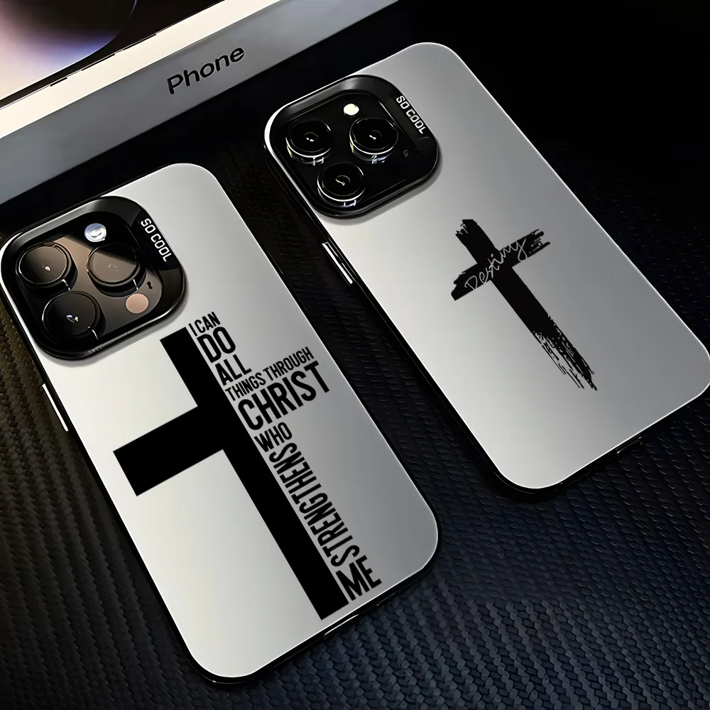 حافظة لهاتف آيفون 16e 16 15 14 13 12 11 Mini Pro Max X XR XSMAX 8 7 Plus غطاء خلفي غير لامع مضاد للسقوط #2