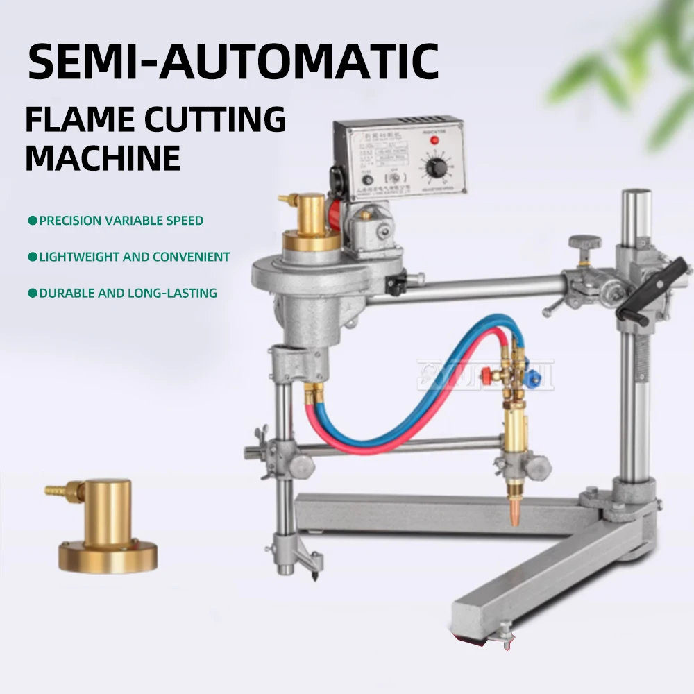 Single Head Circular Gas Flame Semi-automatic Single Head Cutting Machine for Cutting Flange Ring Disc Wafer CG2-600